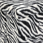 12" Plastic Animal Print Storage Ottoman