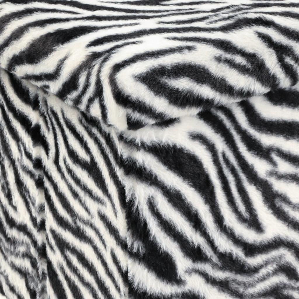 12" Plastic Animal Print Storage Ottoman