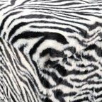 15" Plastic Animal Print Storage Ottoman