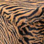 15" Plastic Animal Print Storage Ottoman