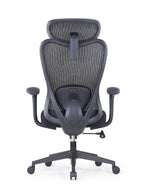 Black Adjustable Height Swivel Rolling Executive Office Chair