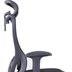 Black Adjustable Height Swivel Rolling Executive Office Chair