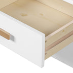 45" White Five Drawer Vanity Table