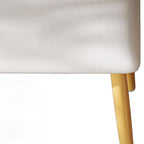 39" Brown Eight Drawer Vanity Table