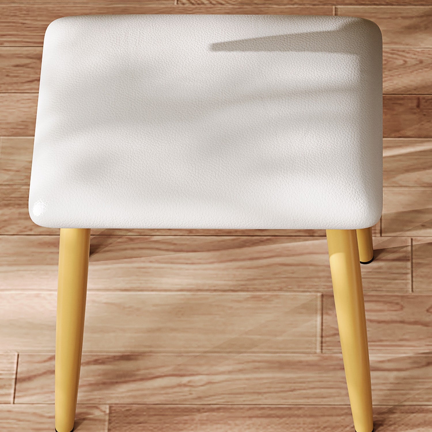 39" Brown Eight Drawer Vanity Table