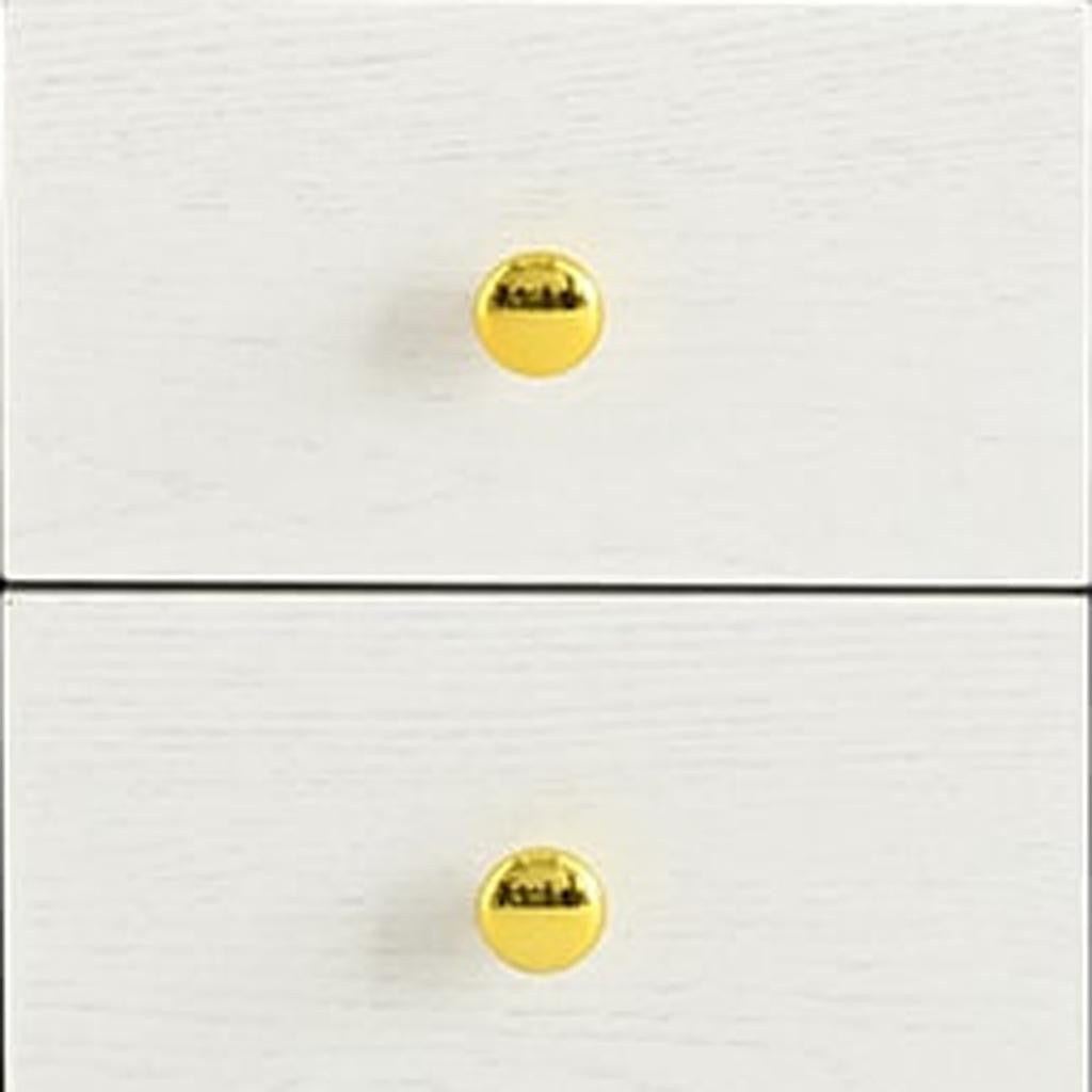 51" White Four Drawer Vanity Table