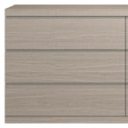 63" Beige Wood Six Drawer Double Dresser