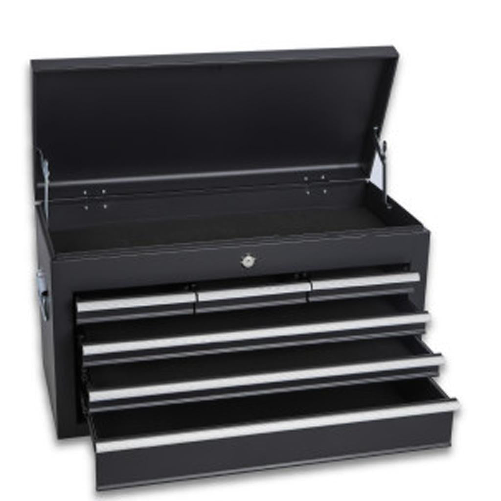 Set of Two Black Multi-Tier Steel Rolling Cabinet With Lid