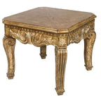 23" Golden Brown Wood Square End Table
