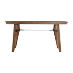 63" Natural Solid Wood Writing Desk