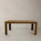 71" Walnut Solid Wood Dining Table