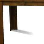 63" Walnut Solid Wood Dining Table