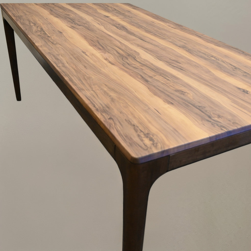 79" Walnut Wood Dining Table