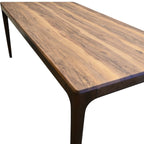 79" Walnut Wood Dining Table