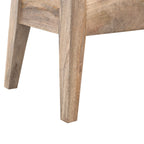 39" Brown Solid Wood Storage Bench With Flip Top