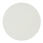 35" White Wood Round Coffee Table