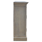 65" Brown Solid Wood Four Drawer Sideboard