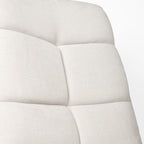 Beige Black and Silver Swivel Conference Office Chair