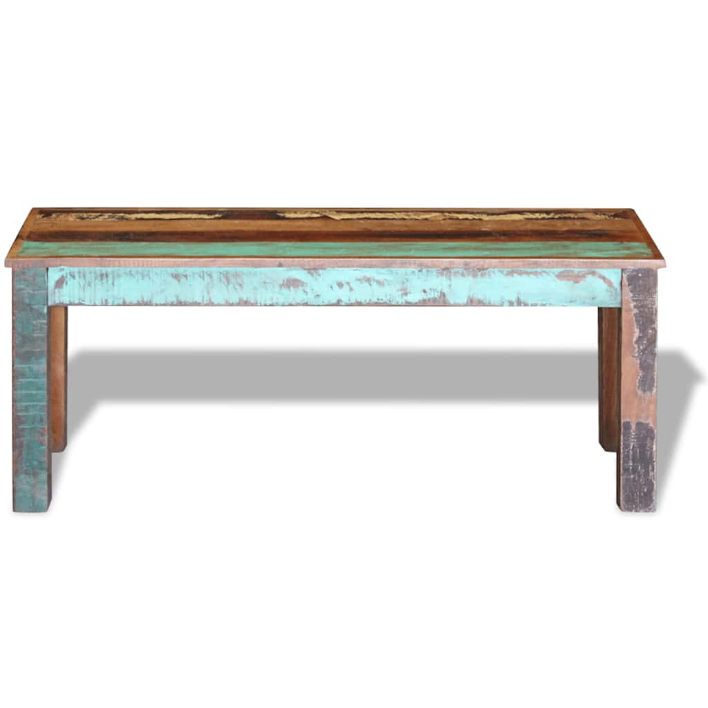 Bench Multicolour Solid reclaimed wood Medium Durable