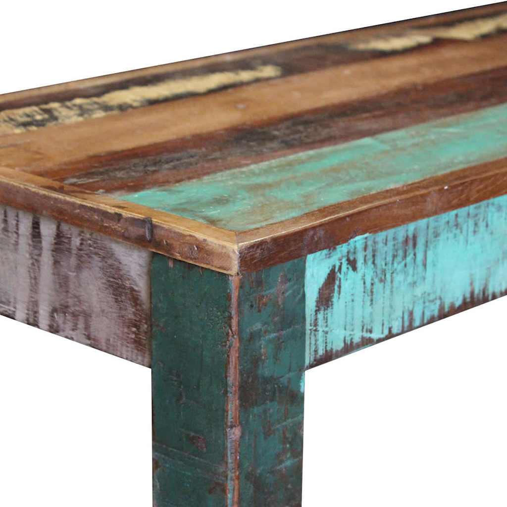 Bench Multicolour Solid reclaimed wood Medium Durable