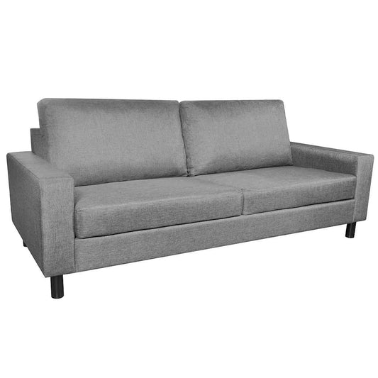 Sofa Gray 87 x 200 x 81 cm fabric