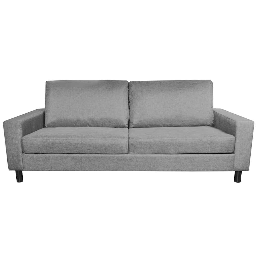 Sofa Gray 87 x 200 x 81 cm fabric