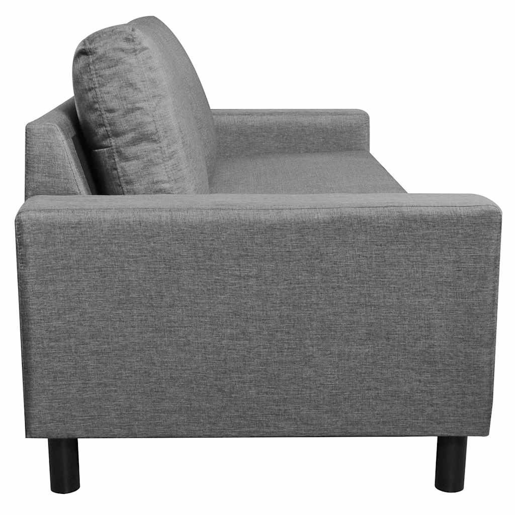Sofa Gray 87 x 200 x 81 cm fabric