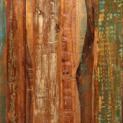 Dining Table Multicolour Reclaimed Wood 70.9 in Durable