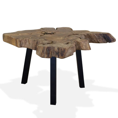 Coffee Table Natural Teak Genuine Teak 31.5 x 27.6 x 15.0 in