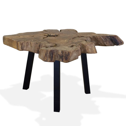 Coffee Table Natural Teak Genuine Teak 31.5 x 27.6 x 15.0 in