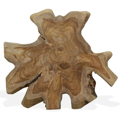 Coffee Table Natural Teak Genuine Teak 31.5 x 27.6 x 15.0 in