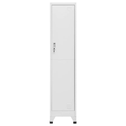 Locker Grey Steel Large Locker Cabinet Rectangular Industrial