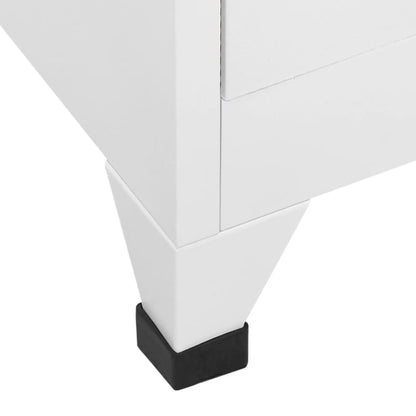Locker Grey Steel Medium Locker Rectangular Industrial