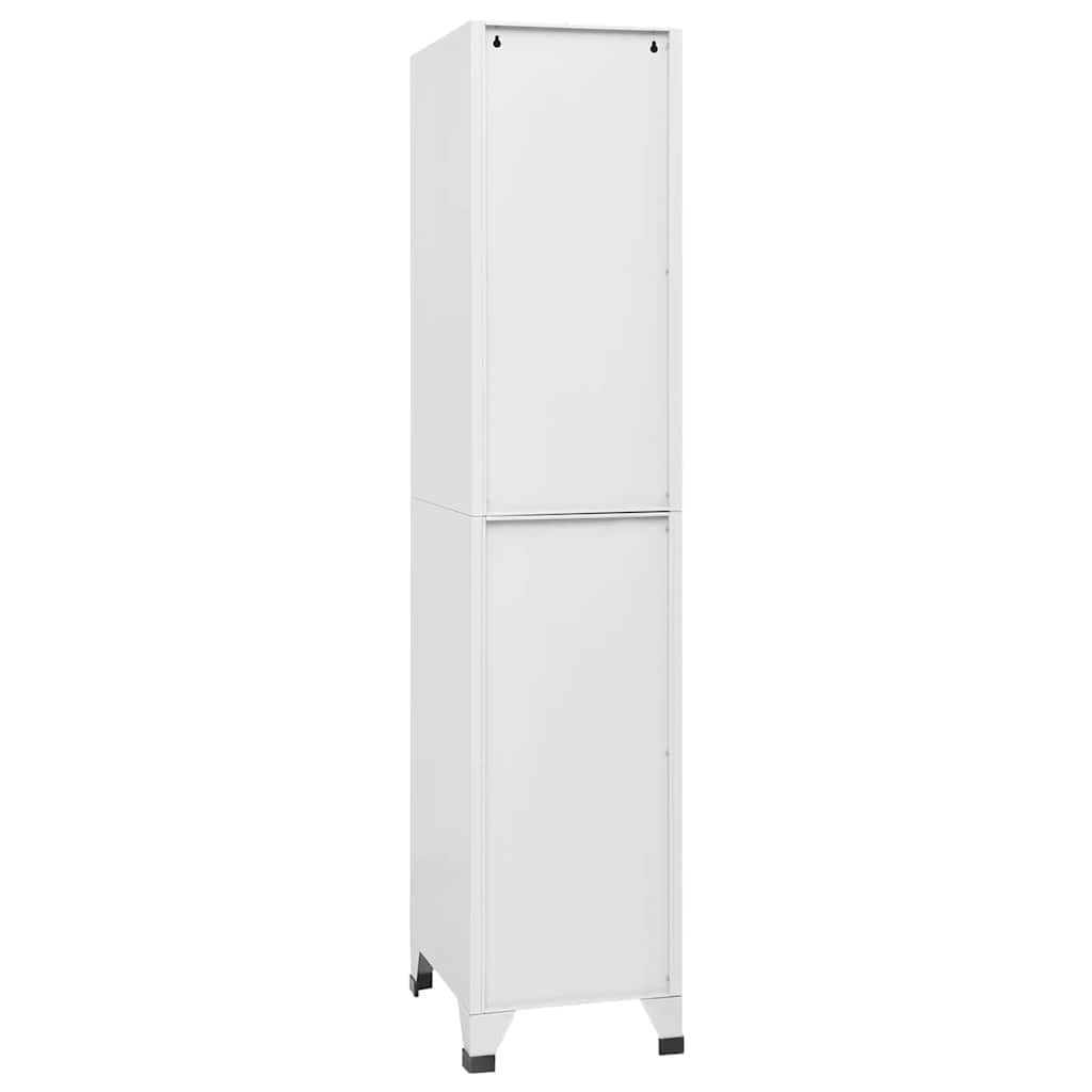 Locker Cabinet Gray Steel 70.9 in Locker Cabinet Rectangular