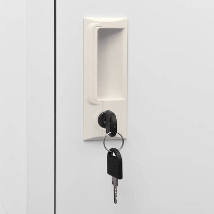 Locker Cabinet Gray Steel 70.9 in Locker Cabinet Rectangular