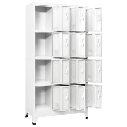 Locker Grey Steel Large Lockers Rectangular Industrial