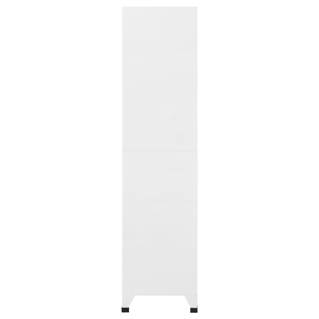 Locker Grey Steel Large Lockers Rectangular Industrial