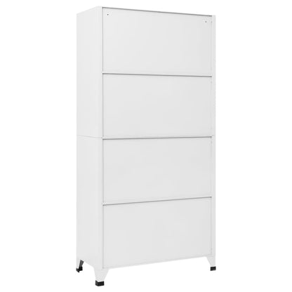 Locker Grey Steel Large Lockers Rectangular Industrial