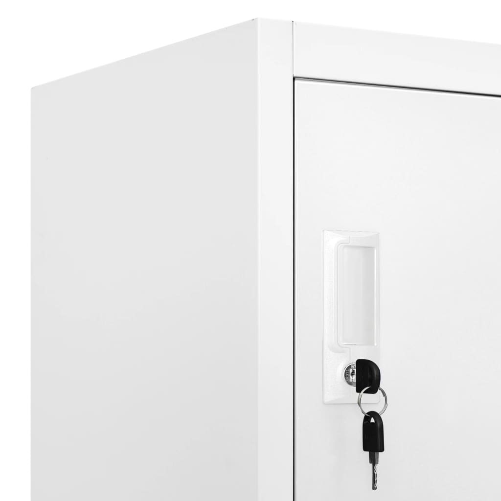 Locker Grey Steel Large Lockers Rectangular Industrial