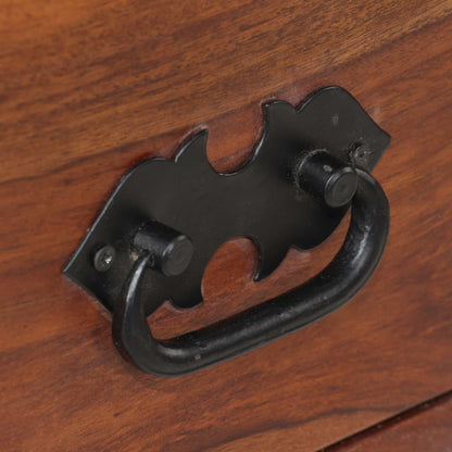 Desk Brown Solid Acacia Wood Standard Desk Rectangular