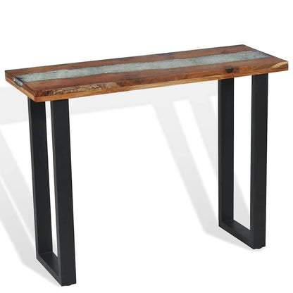 Console Table Teak 39.4"x13.8"x29.5"