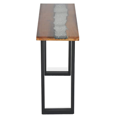 Console Table Teak 39.4"x13.8"x29.5"