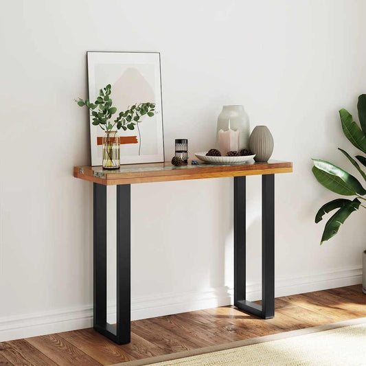 Console Table Teak 39.4"x13.8"x29.5"