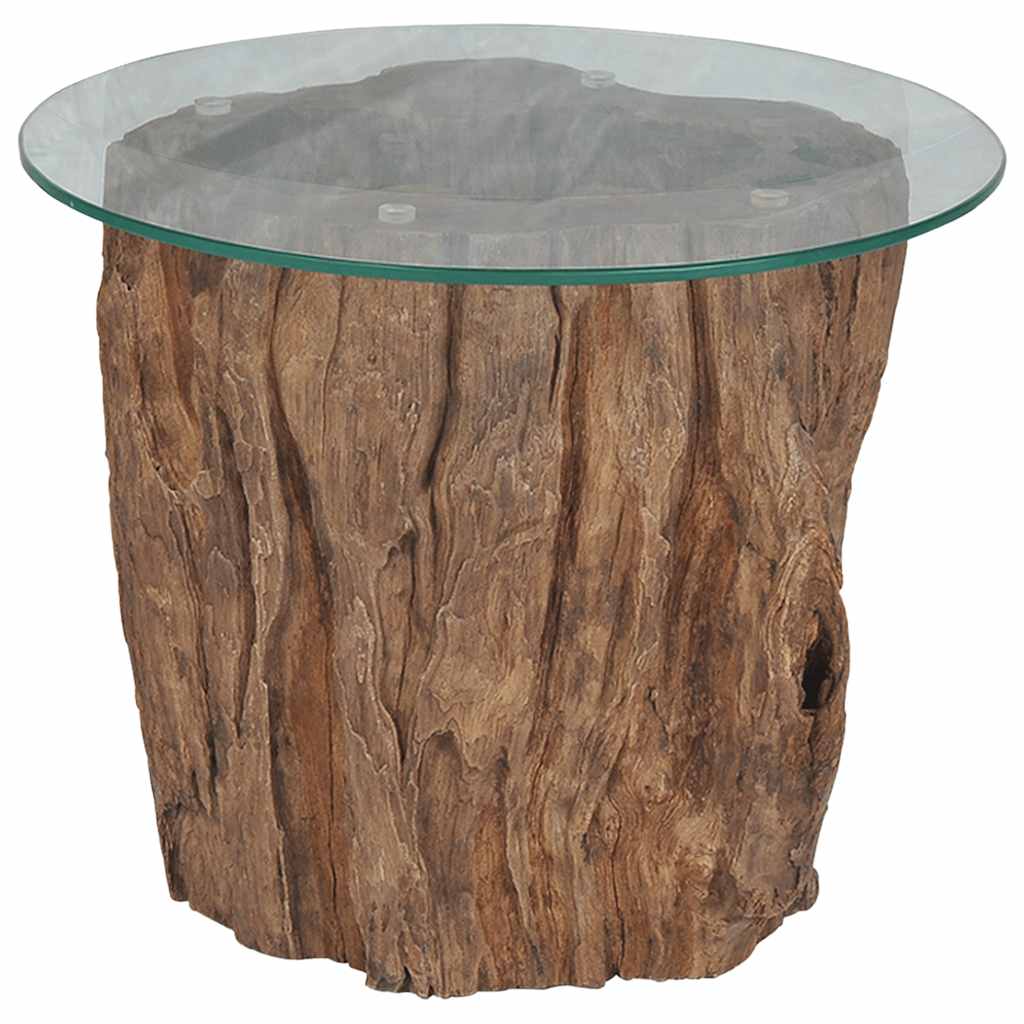 Coffee Table Brown Teak wood Standard Durable Coffee Table