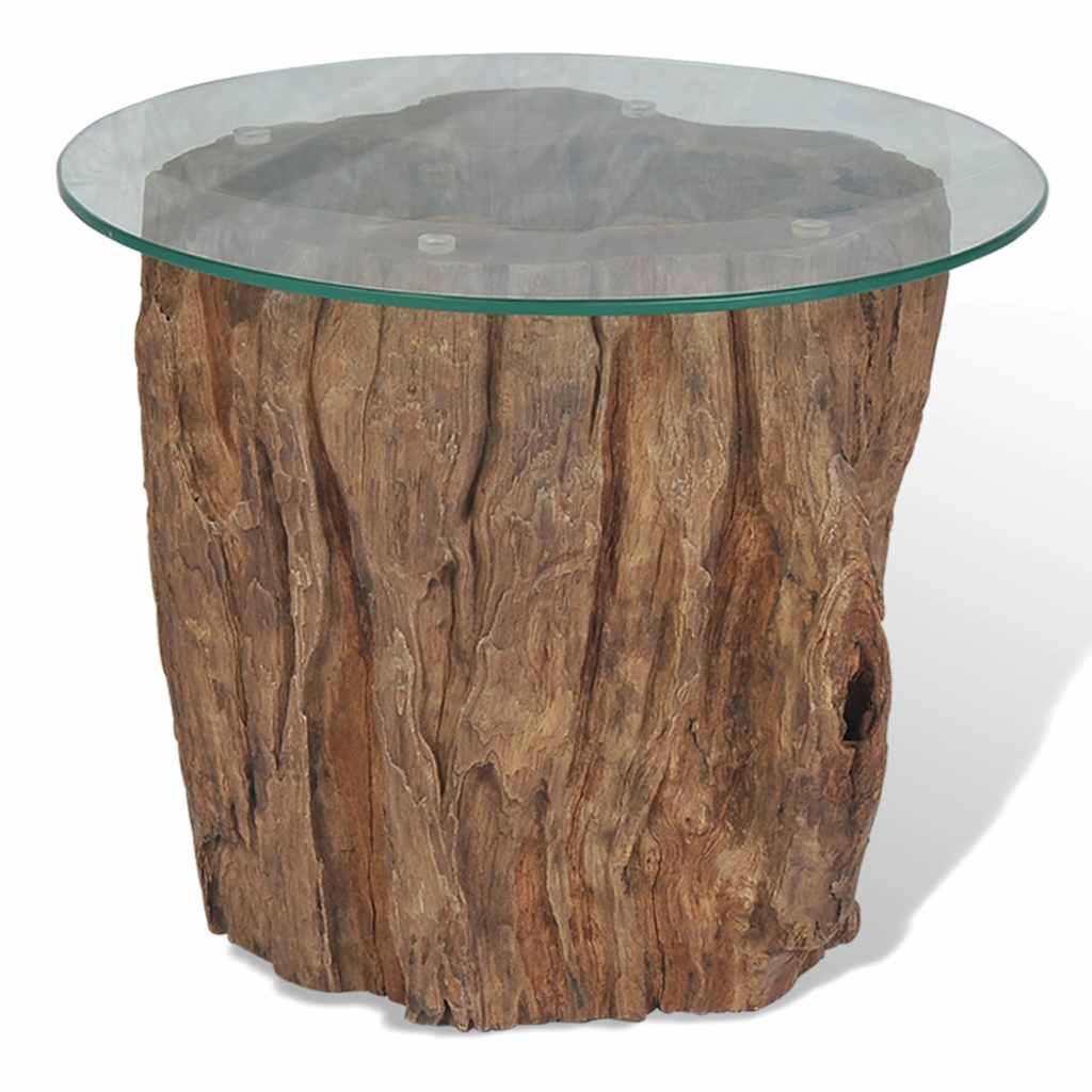 Coffee Table Brown Teak wood Standard Durable Coffee Table
