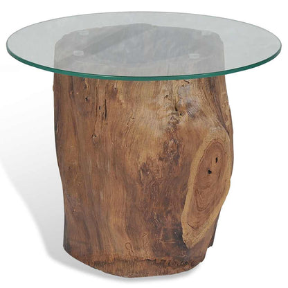 Coffee Table Brown Teak wood Standard Durable Coffee Table