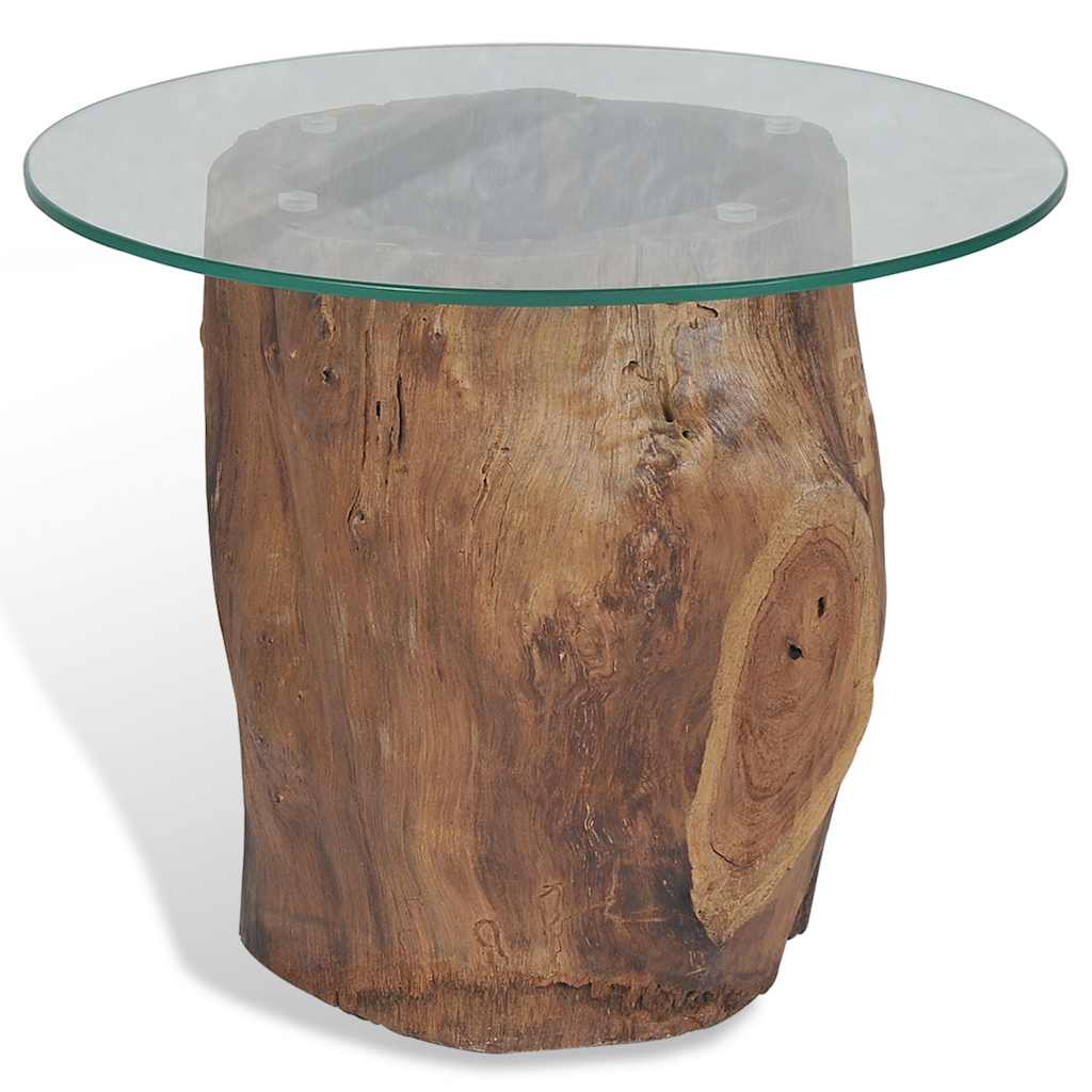 Coffee Table Brown Teak wood Standard Durable Coffee Table