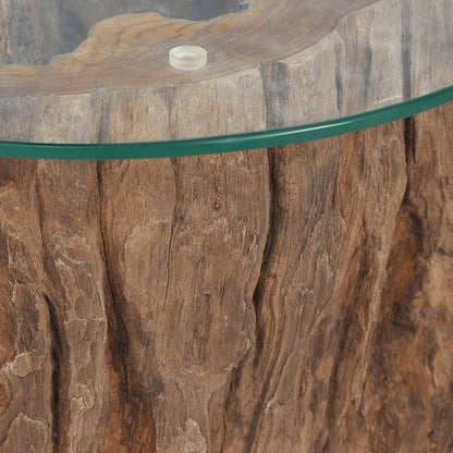 Coffee Table Brown Teak wood Standard Durable Coffee Table