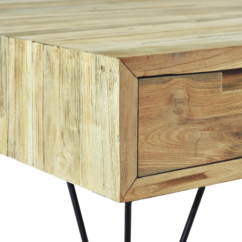 Coffee Table Natural wood and black