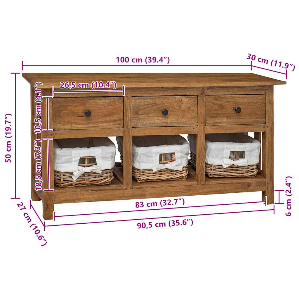 Sideboard Natural Wood